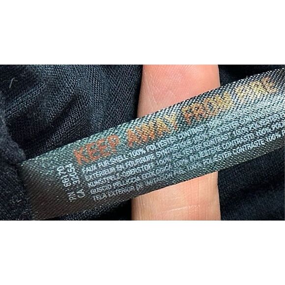 Free People FP Movement Black Care Seaside Fleece Crochet & Embroidered Pullover - Picture 10 of 14